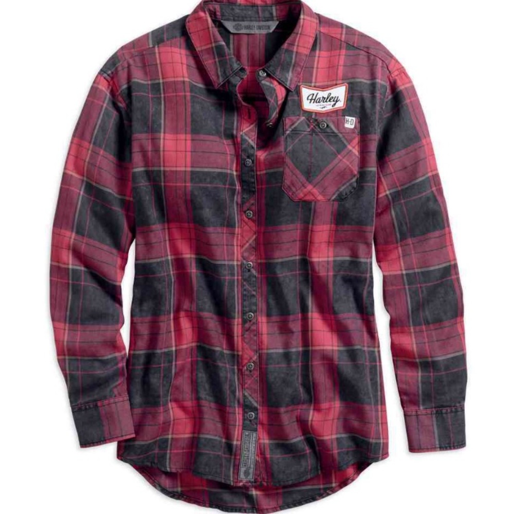 Harley-Davidson women’s plaid shirt